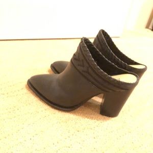 Black Western Style Mules